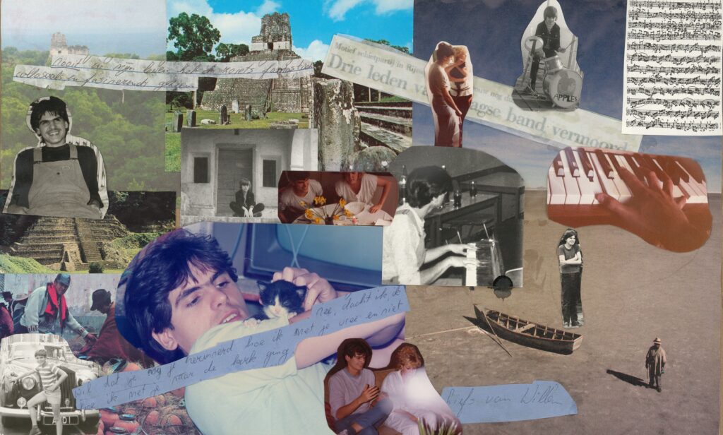 Collage van Sietske voor haar broer Willem